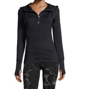 ALO Yoga Active Fabric Zip Hoodie Black Size S